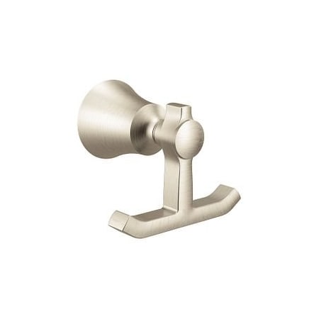 Moen Flara Double Robe Hook Bn YB0303BN